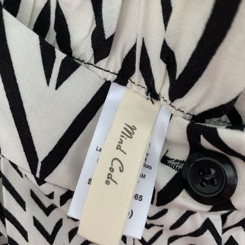 Mind Code Rayon Chevron Pants, Lightweight And Wi… - image 5